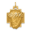 14K Yellow Gold Jesus Charm