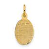 14K Yellow Gold Saint Christopher Medal Charm C820