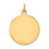 14K Yellow Gold Saint Luke Medal Charm