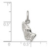 Sterling Silver Praying Hands Charm QC1994