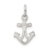 Sterling Silver Polished Anchor Charm QC8353