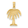 10K Yellow Gold Charleston Palm Tree Charm 10K8005