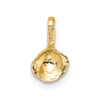 10K Yellow Gold Mini Clam Shell Charm