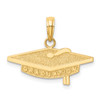 10K Yellow Gold Graduation Charm