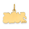 14K Yellow Gold Polished CLASS OF 2023 Charm