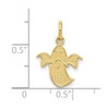 10K Yellow Gold Ghost Charm