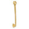 10K Yellow Gold 3-D Single Golf Club with Ball Charm