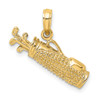 10K Yellow Gold Golf Bag Charm