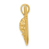 10K Yellow Gold 2-D Golf Club and Ball On Tee Charm