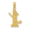10K Yellow Gold Golf Club and Ball on #1 Charm