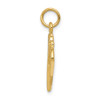 10K Yellow Gold Polished Lacrosse Sticks Charm