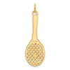 14K Yellow Gold Tennis Racquet W/Freshwater Cultured Pearl Charm