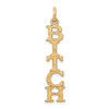10K Yellow Gold 5-Letter Talking Charm