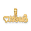 10K Yellow Gold Sweet Heart Charm