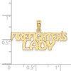 10K Yellow Gold FIREFIGHTERS LADY Charm