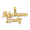 10K Yellow Gold POLICEMANS LADY Charm