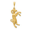 10K Yellow Gold Aries Zodiac Charm 10ZC464