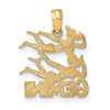 10K Yellow Gold GEMINI Zodiac Charm 10K8948