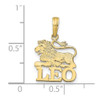 10K Yellow Gold LEO Zodiac Charm 10K8950