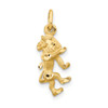10K Yellow Gold Leo Zodiac Charm 10ZC480
