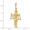 10K Yellow Gold Libra Zodiac Charm 10ZC470