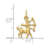 10K Yellow Gold Sagittarius Zodiac Charm 10ZC484