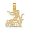 10K Yellow Gold VIRGO Zodiac Charm 10K8951