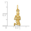 10K Yellow Gold Virgo Zodiac Charm 10ZC481