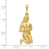 10K Yellow Gold Virgo Zodiac Charm 10ZC469