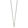 18" Shey Couture Sterling Silver with 14K Accent 18 Inch 8-9mm Freshwater Cultured Pearl Necklace