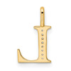 14K Yellow Gold Diamond Letter L Initial Pendant PM8365L-003-YA