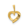 10K Yellow Gold .01ctw Diamond Heart Pendant PM4857-001-1YA