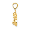 10K Yellow Gold Cat Pendant