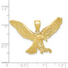 10K Yellow Gold Eagle Pendant 10K3282