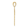 10K Yellow Gold Caduceus Pendant 10C2261