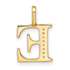 10K Yellow Gold Diamond Letter E Initial Pendant PM8365E-003-1YA