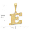 10K Yellow Gold Initial E Pendant