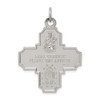 Sterling Silver 4-way Reversible Medal Pendant