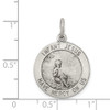 Sterling Silver Antiqued Infant Jesus Medal Pendant