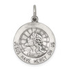 Sterling Silver Jesus Have Mercy Medal Pendant
