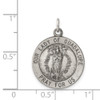 Sterling Silver Our Lady Of Guadalupe Medal Pendant QC469