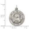 Sterling Silver Antiqued Our Lady of the Assumption Medal Pendant