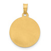 14K Yellow Gold Polished Hollow St Anthony Medal Pendant