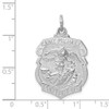 Sterling Silver Saint Michael Badge Medal Pendant