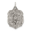 Sterling Silver St. Michael Badge Medal Pendant QC3612