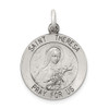 Sterling Silver St. Theresa Medal Pendant QC3621