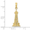 10K Yellow Gold Lighthouse Pendant 10D1348