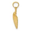 10K Yellow Gold Scallop Shell Pendant 10K2968