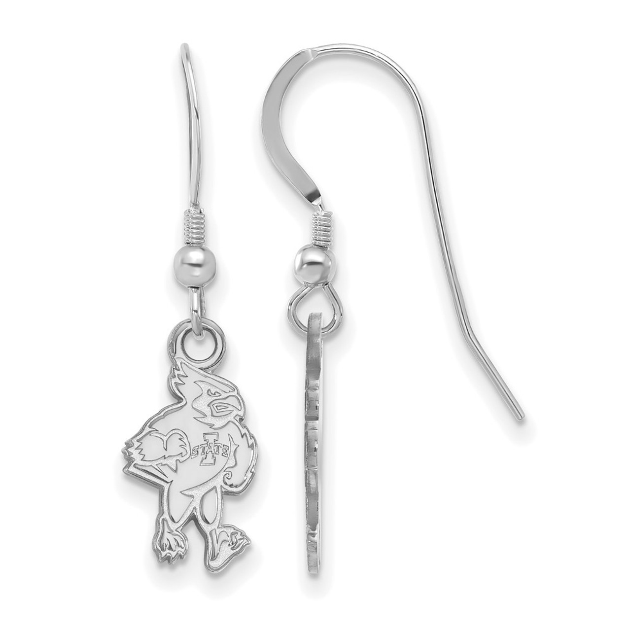 LogoArt Sterling Silver University of Louisville Small Dangle Bead Charm