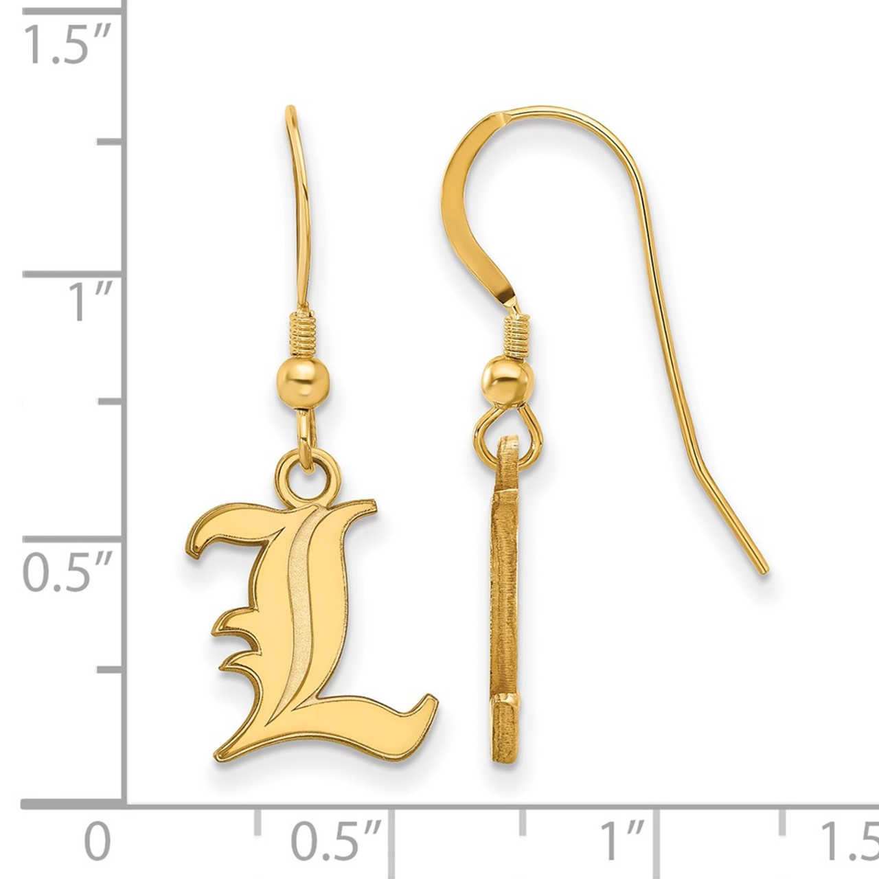 University of Louisville Earrings - Logo